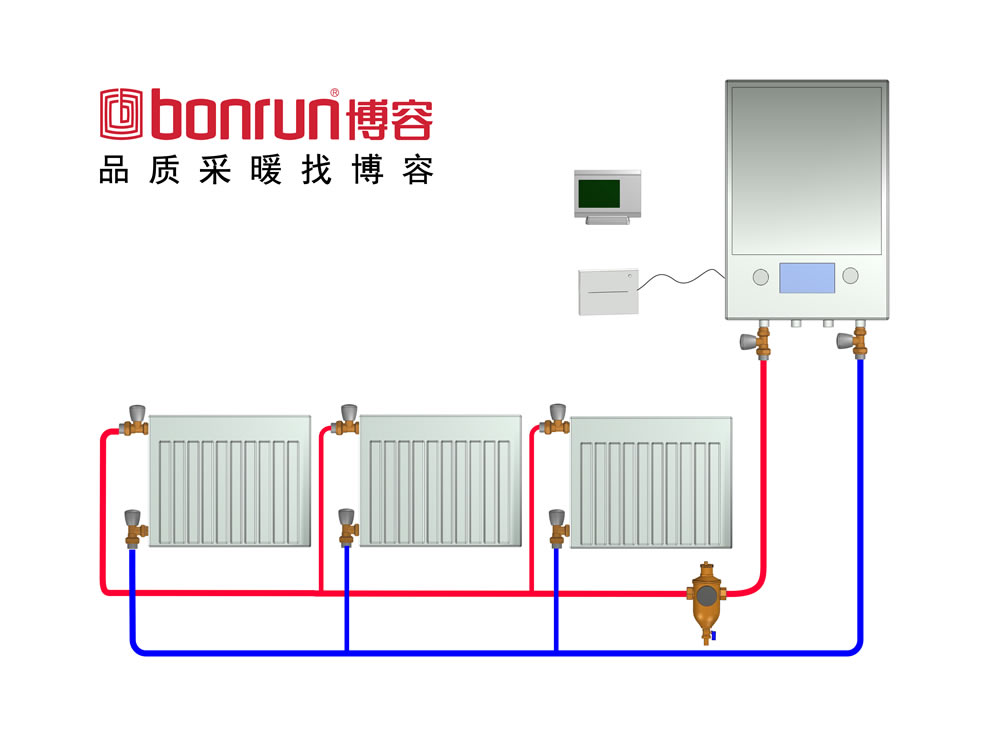异程并联暖气管布置图